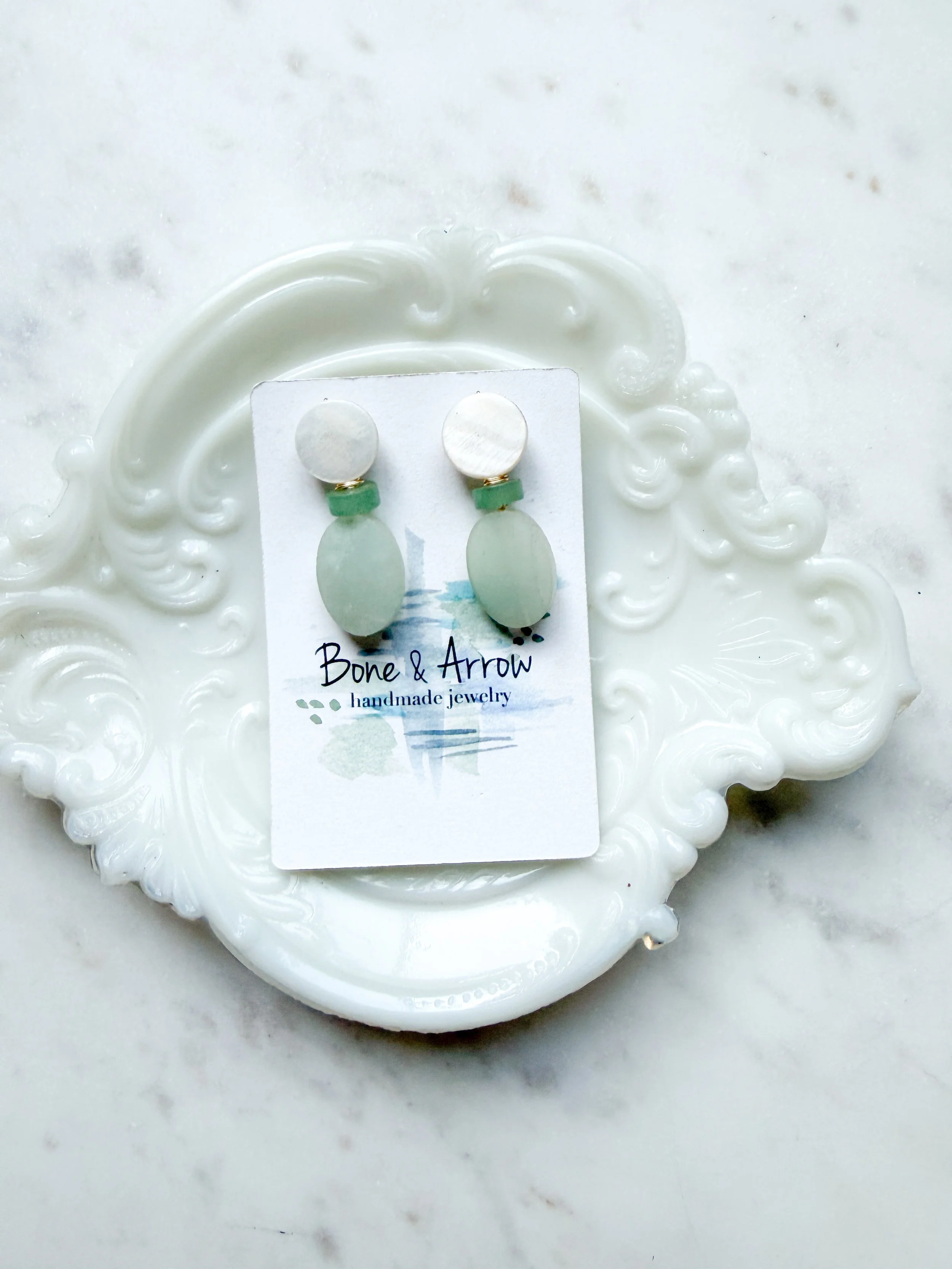 Two Tone Green Drops