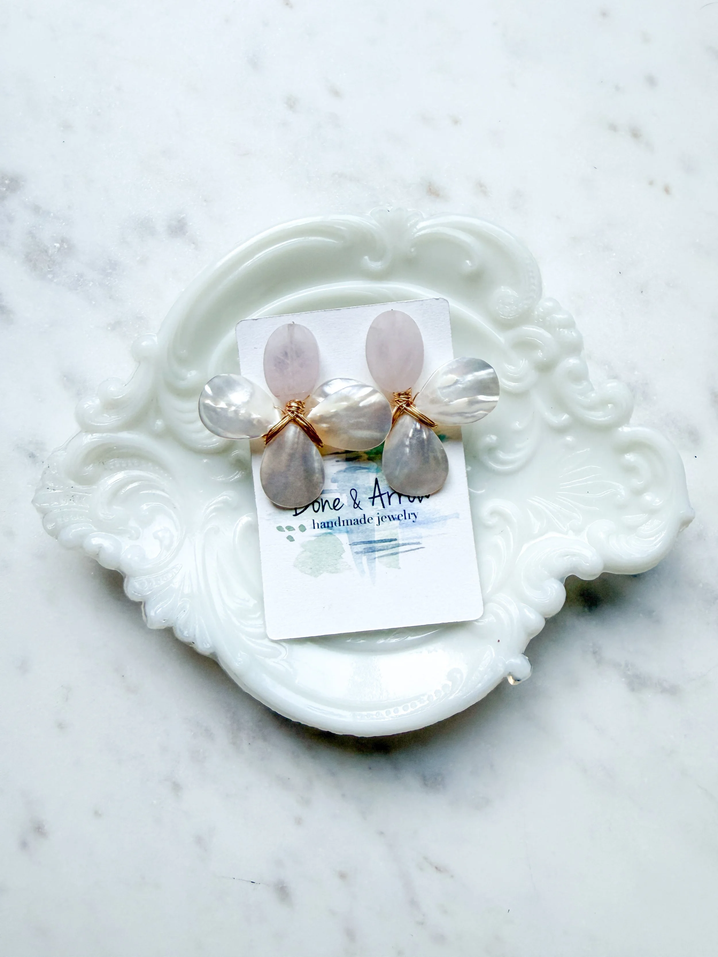 Blush Quartz Flowers