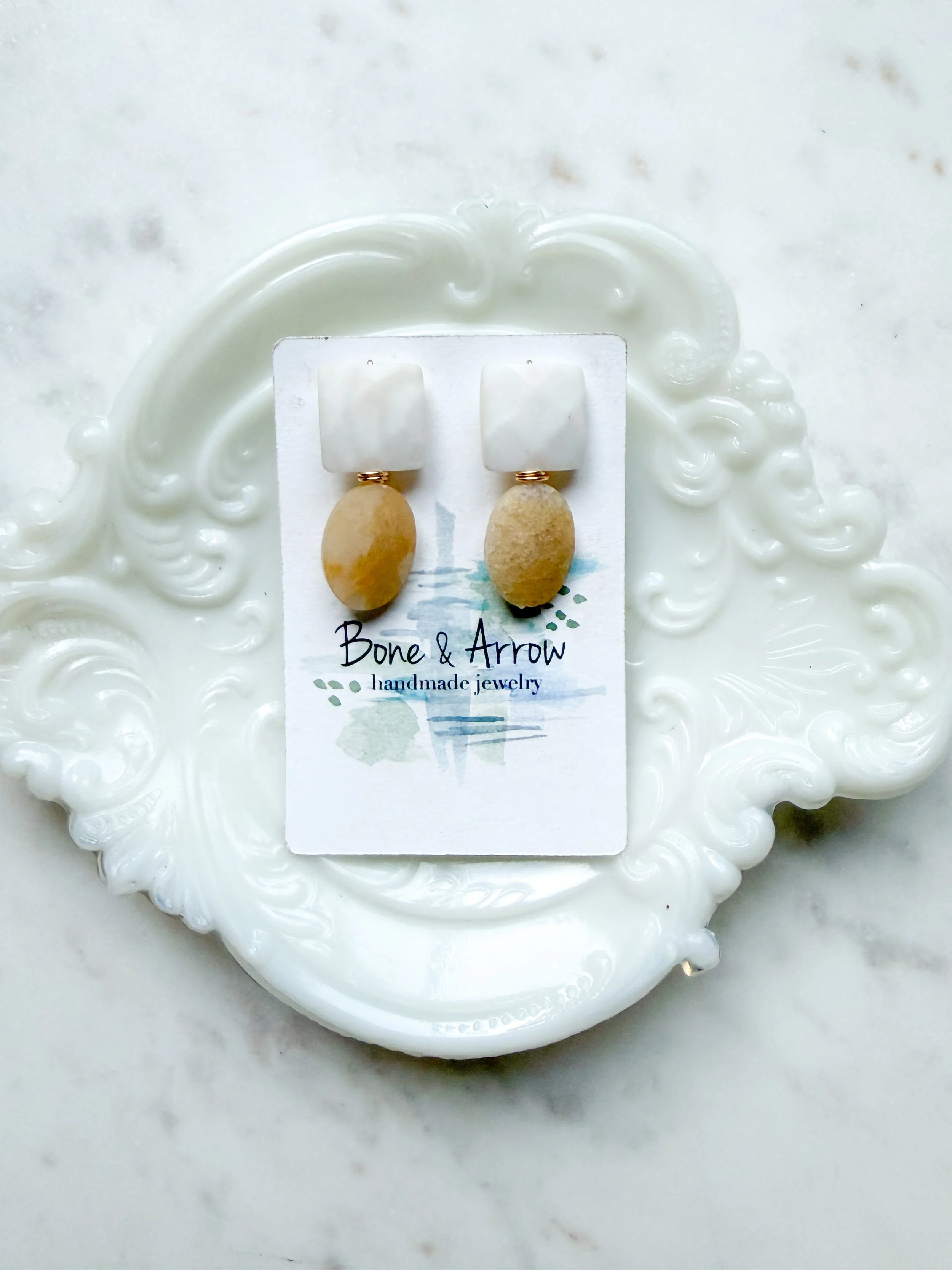 Yellow Jade and Mother of Pearl