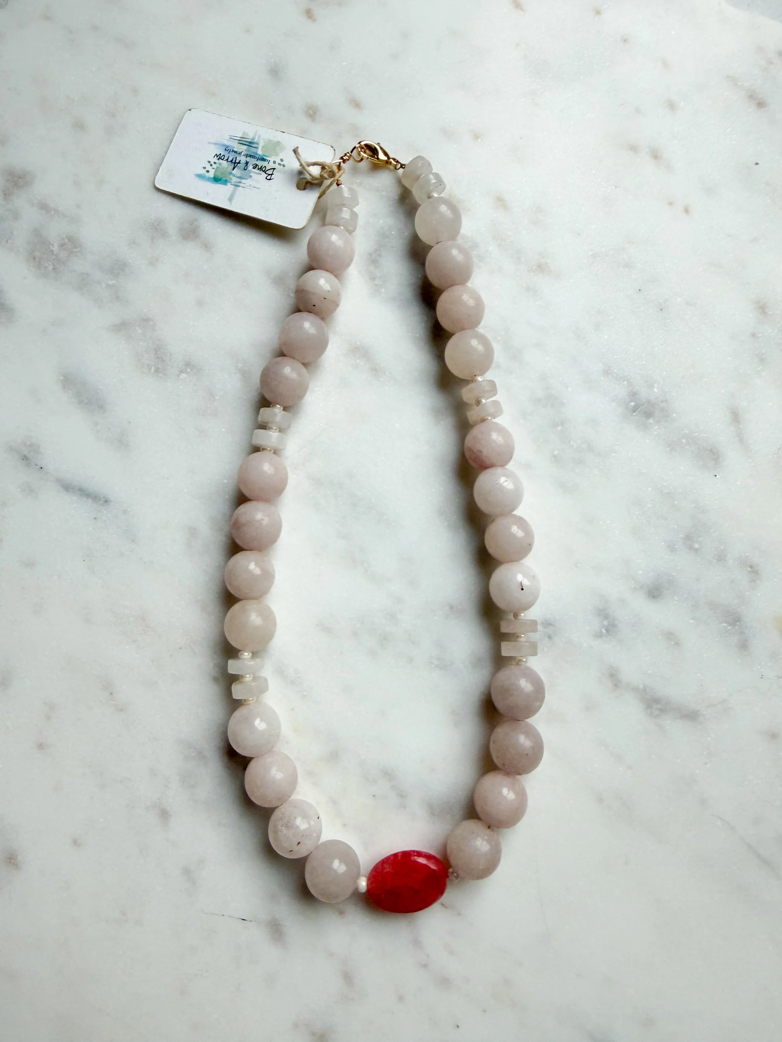 Pink and Strawberry Quartz