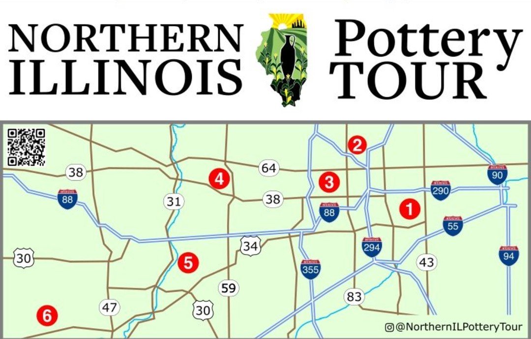 &quot;🏺🌟 Come to Chicago for the Northern Illinois Pottery Tour June 7th-9th and immerse yourself in the world of handmade artistry! Whether you're a local or visiting, getting to the tour is a breeze with Chicago's diverse transportation options. 