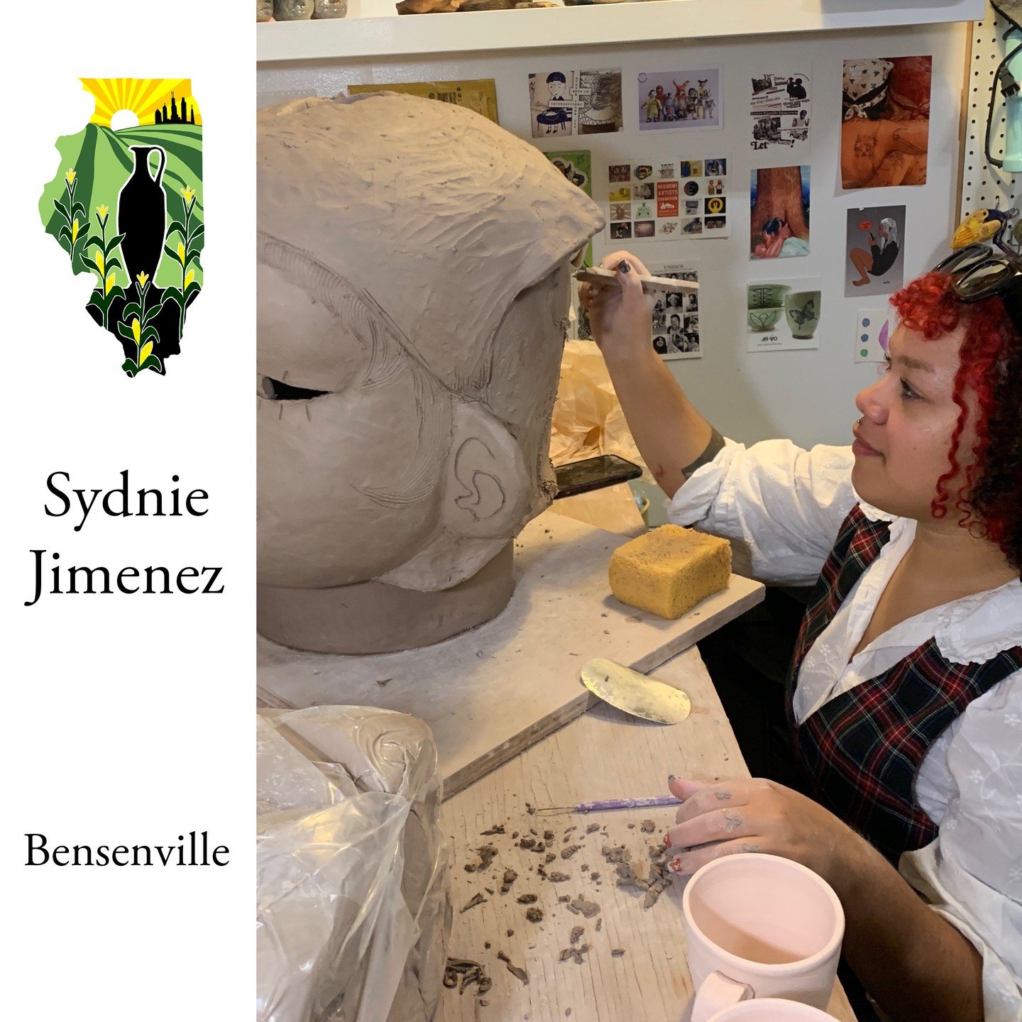 The first guest at the Bensenville stop we would like to introduce you to is Sydnie Jimenez. This year will be Sydnie&rsquo;s first participating in the Northern Illinois Pottery tour!

Sydnie Jimenez (b. Orlando, FL 1997) received a BFA from the Sch