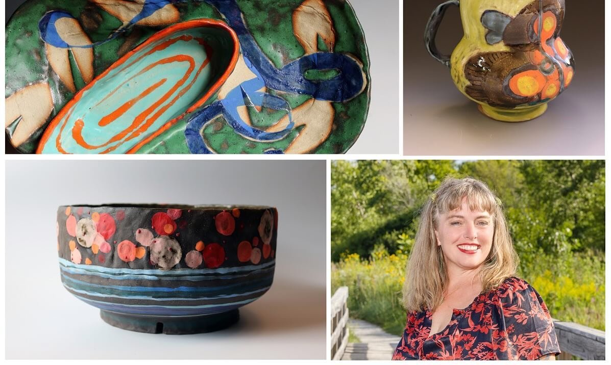 Today&rsquo;s Forest Park superstar is @leanimalzen  Leanne is new to the tour this year and brings a distinctive vision - her work is lush and sensuous with a rigorous attention to form. She is professor of art at Governor&rsquo;s State.  #potteryto