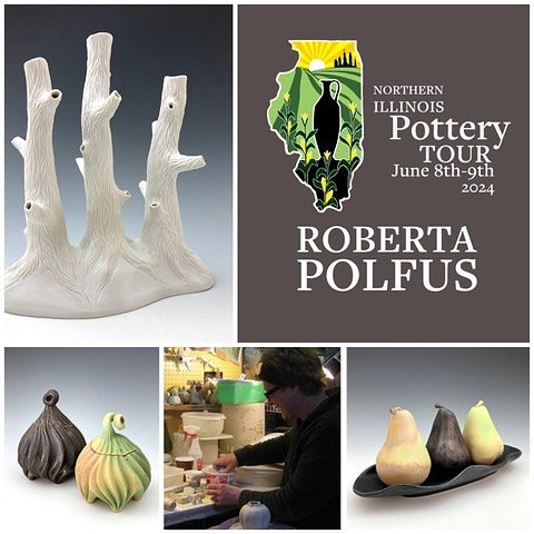 Today&rsquo;s Forest Park superstar is @robertapolfus !  I am very happy to have her back in the lineup this year.  Her beautiful porcelain pottery is both functional and sculptural, taking inspiration from the natural world.  Of course only a very l
