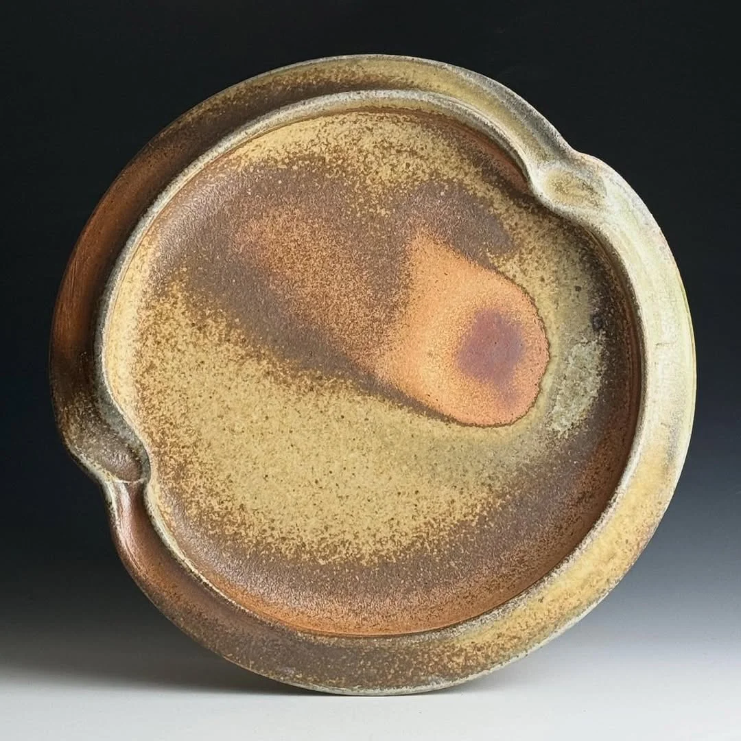 Happy birthday @amysongceramics - check her website for mature work😉#woodfire #northerilpotterytour #illinoispottery #stoneware #functionalpottery #contemporaryclay #ceramics