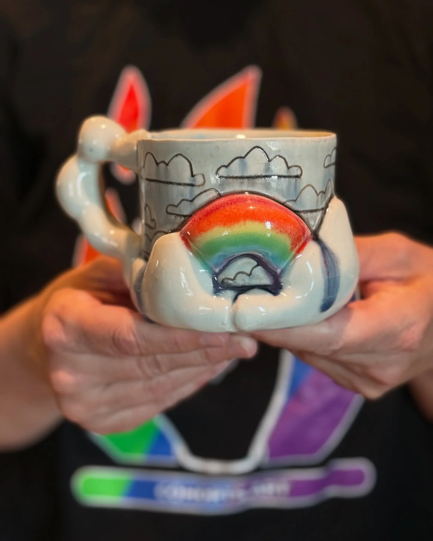 Pride parade in Aurora today!! 

We miss you on the tour, @taylorwhyteceramics !

@aurorailpride for all the details. Right on the way between west chicago and sandwich stops 💚💛