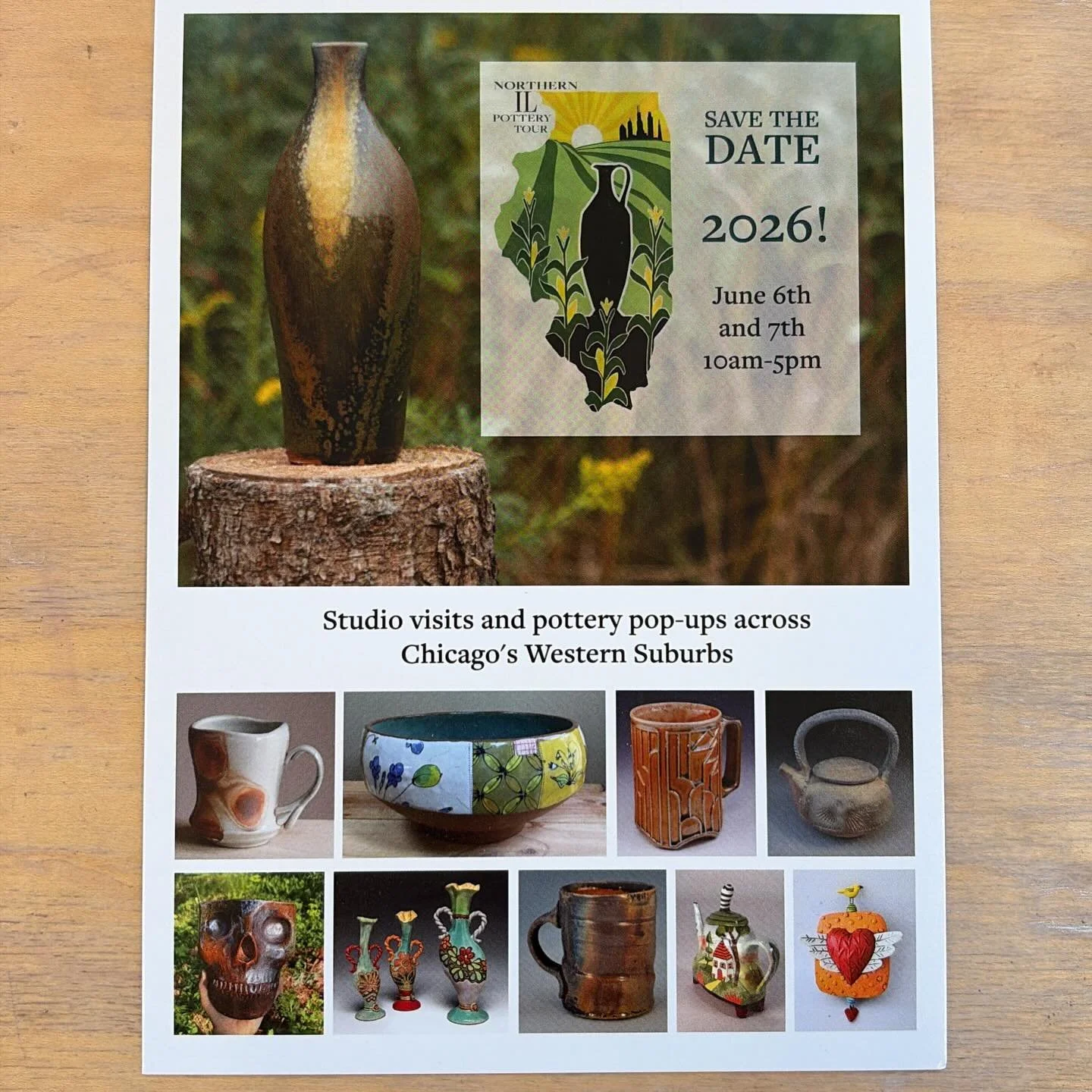 Save the date! Going to be one great weekend!  #potterytour #nipt #openstudios #potterytourism