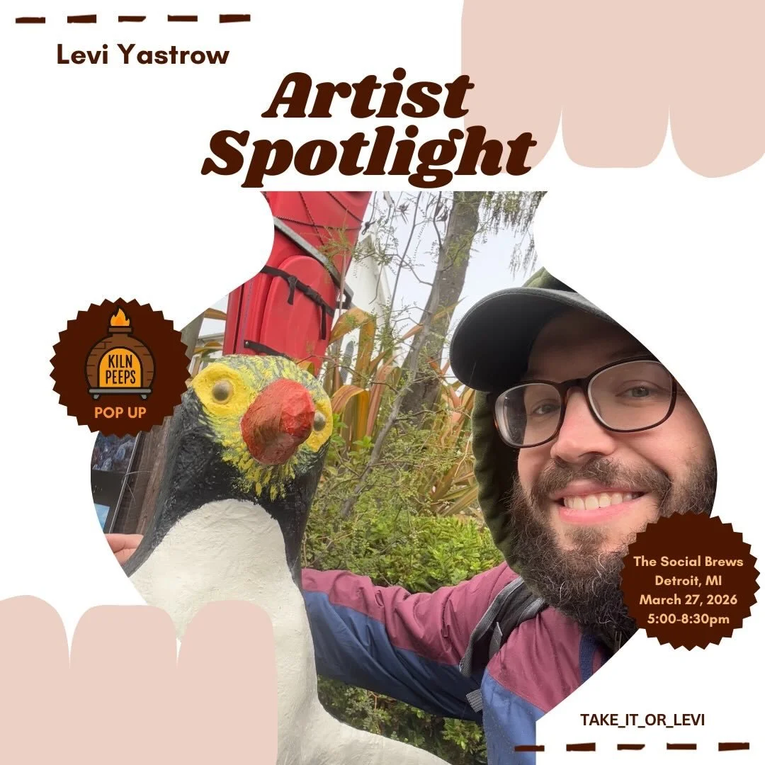 Repost from @kilnpeeps
&bull;
Levi Yastrow is a ceramic artist and educator based in the Chicago area whose work integrates wheel-thrown and hand built forms with explorations of repetition, variation, and intentional making. He holds a BFA from the 