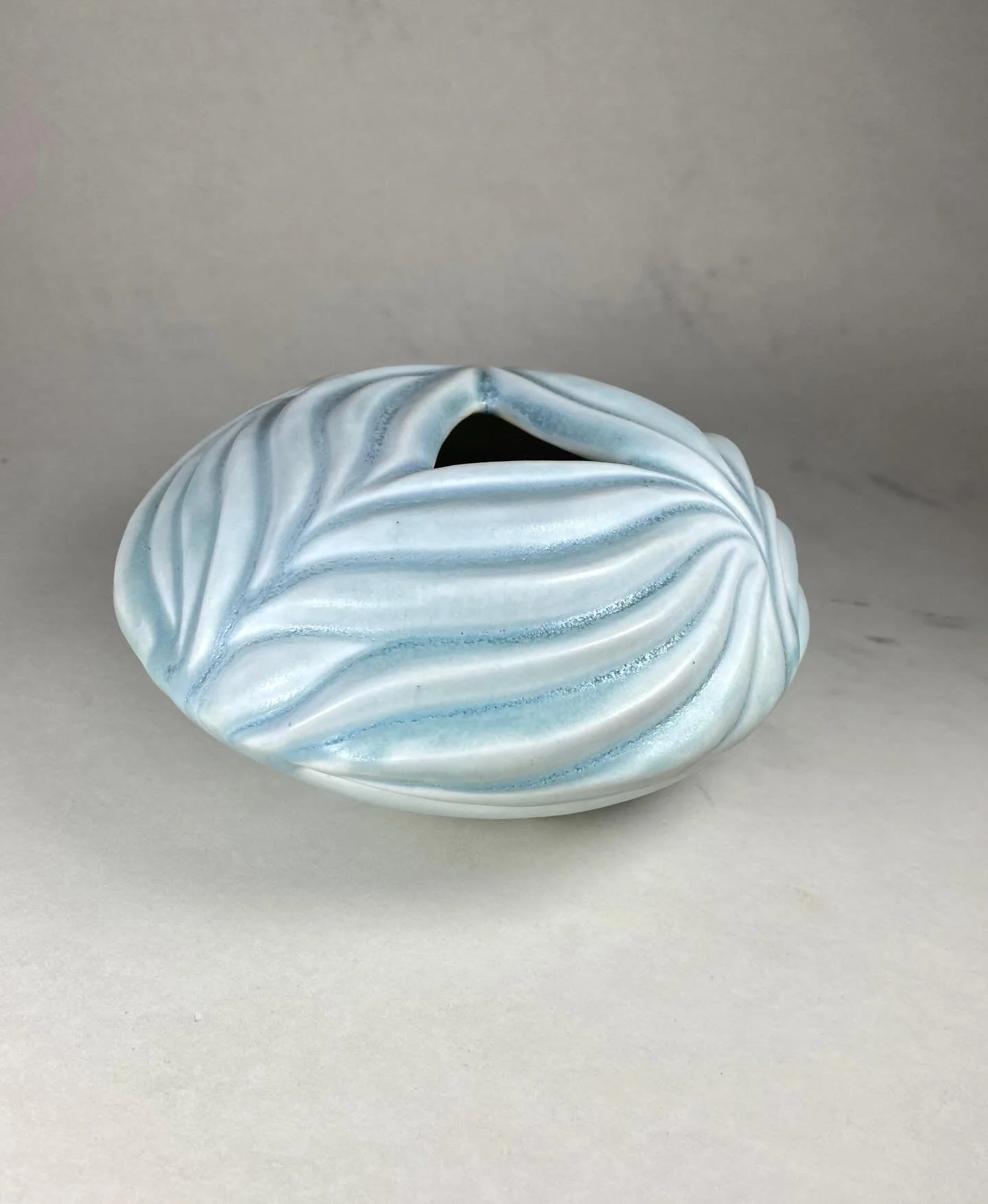 @robertapolfus will bring this lovely vase to the benefit and many lovelies to the #forestparkstop where she is a favorite!  @brewpointcoffee February 19th 5:30 - 8  #silentauction #potterytour #coffeeandcocktails