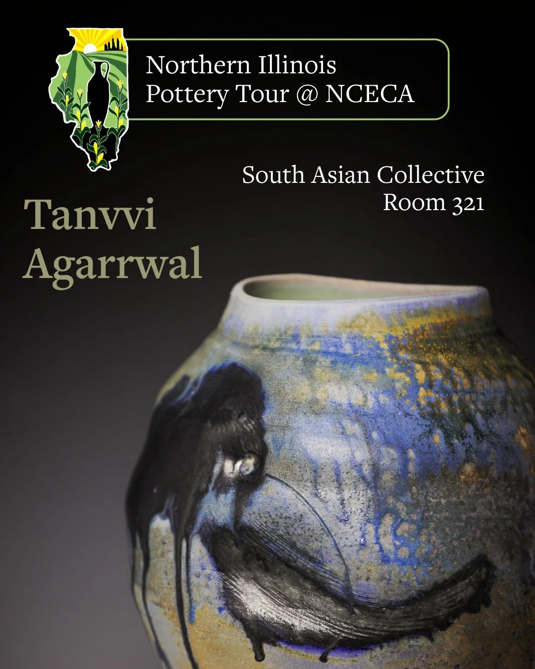 If you're at the NCECA conference today, don't forget to head over to room 321 at the convention center to see NIPT artist Tanvvi Agarrwal's work as part of the South Asian Collective exhibition.

#NIPT #NCECA