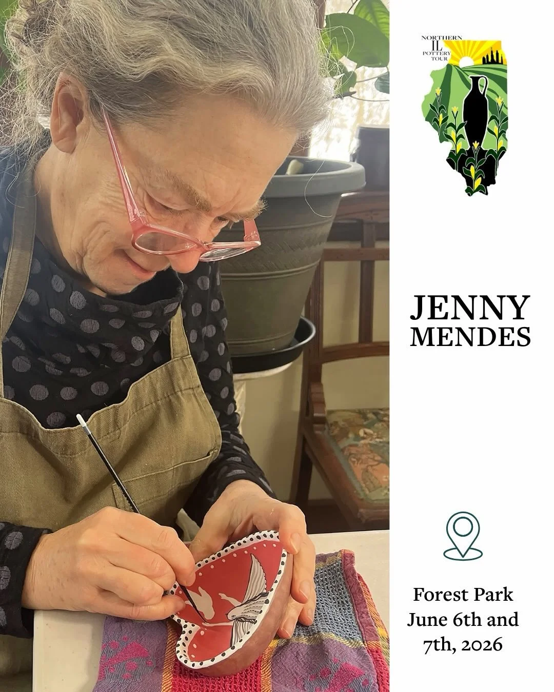 Next up #forestparkstop is @misterclaudey whose work crosses boundaries of pottery and sculpture, art and craft and the real and imaginary.  She creates a world from dreams and myths, sometimes gentle and other times unsettling.  #northerilpotterytou