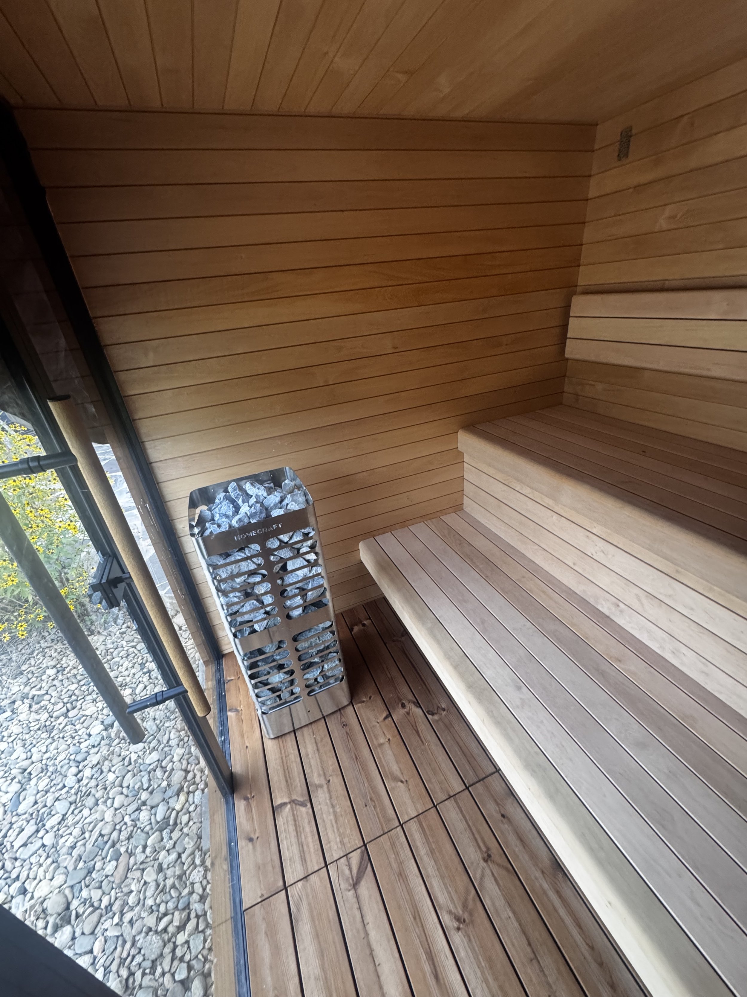 Bison Hut saunas, backyard, best craftsmanship and luxury experience, kits for budget with custom quality
