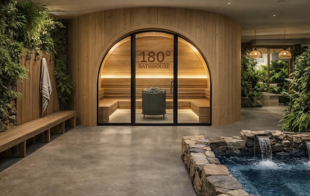 Commercial sauna solutions by Bison Hut