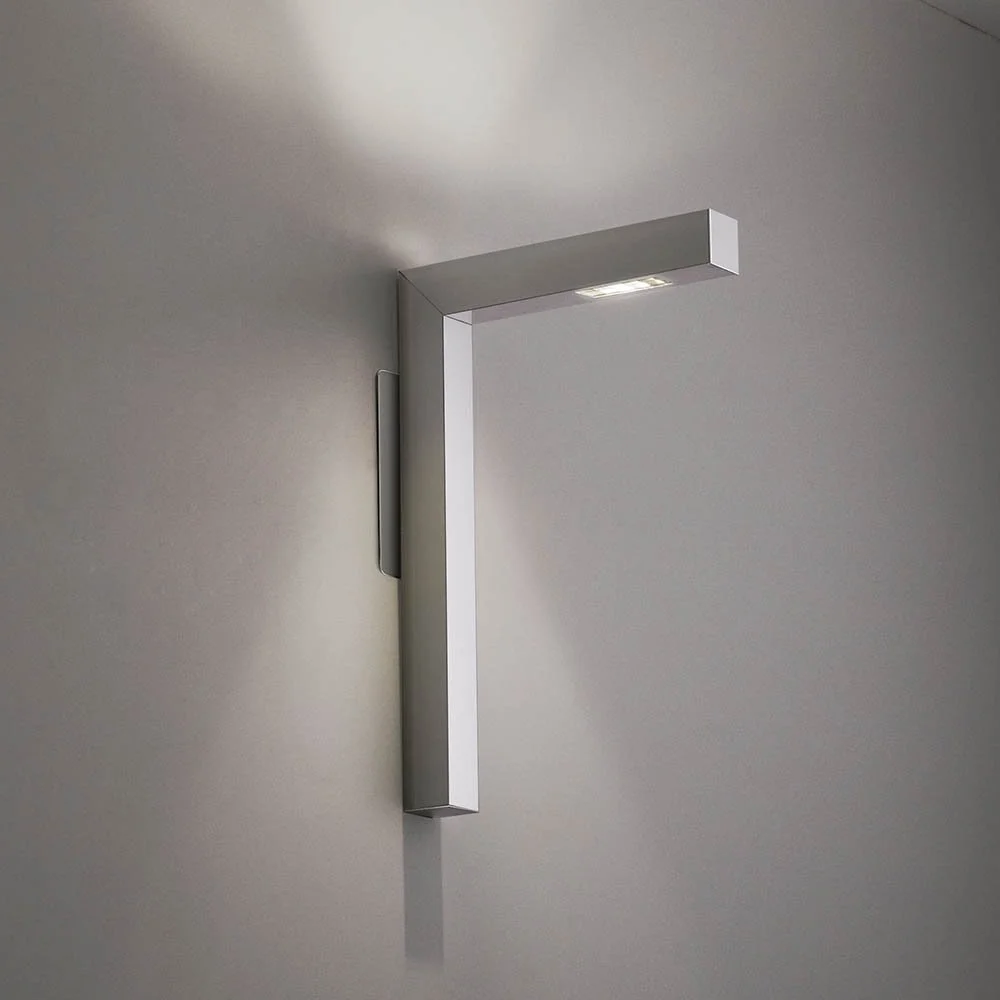 modernist "L" Shaped Up & Down light wall sconce