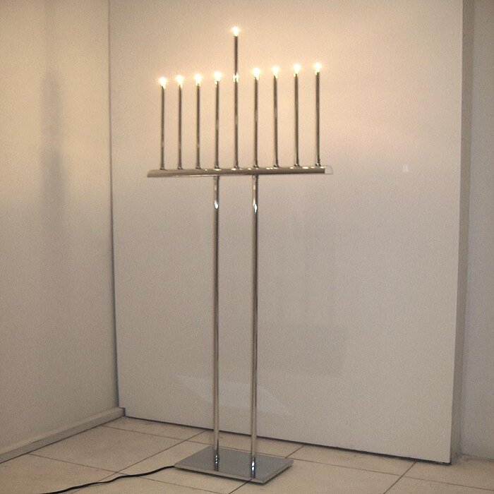 MENORAH ON STAND