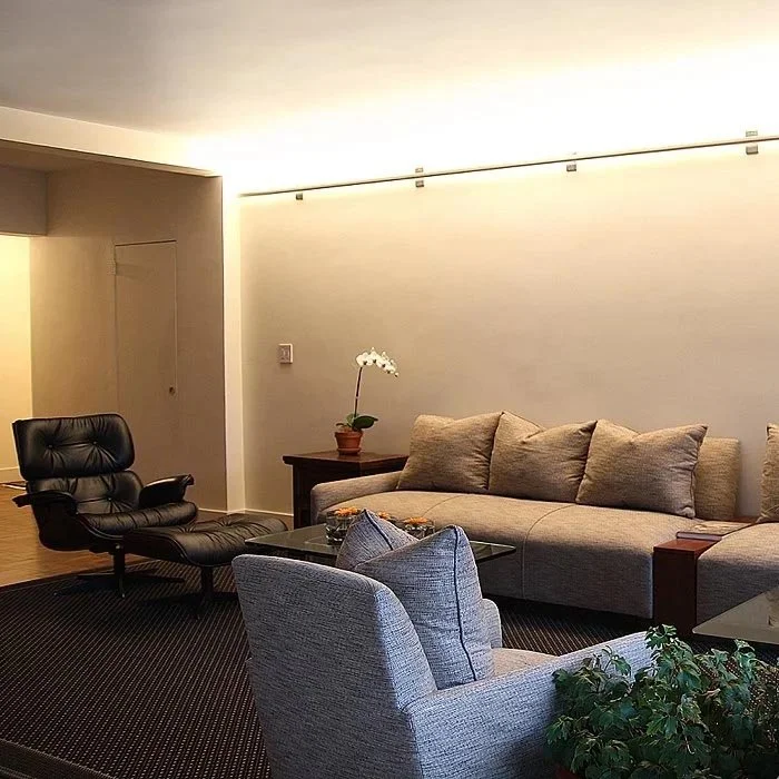 long wall-mounted linear up light
