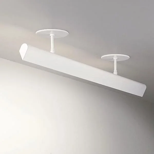 white linear minimalist wall washer