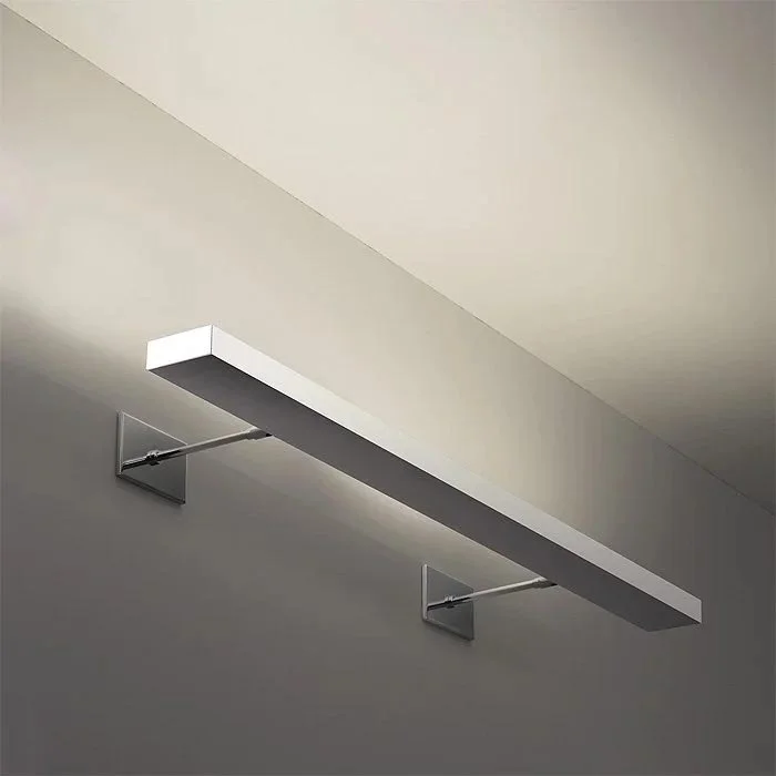 modernist rectangular linear light sconce