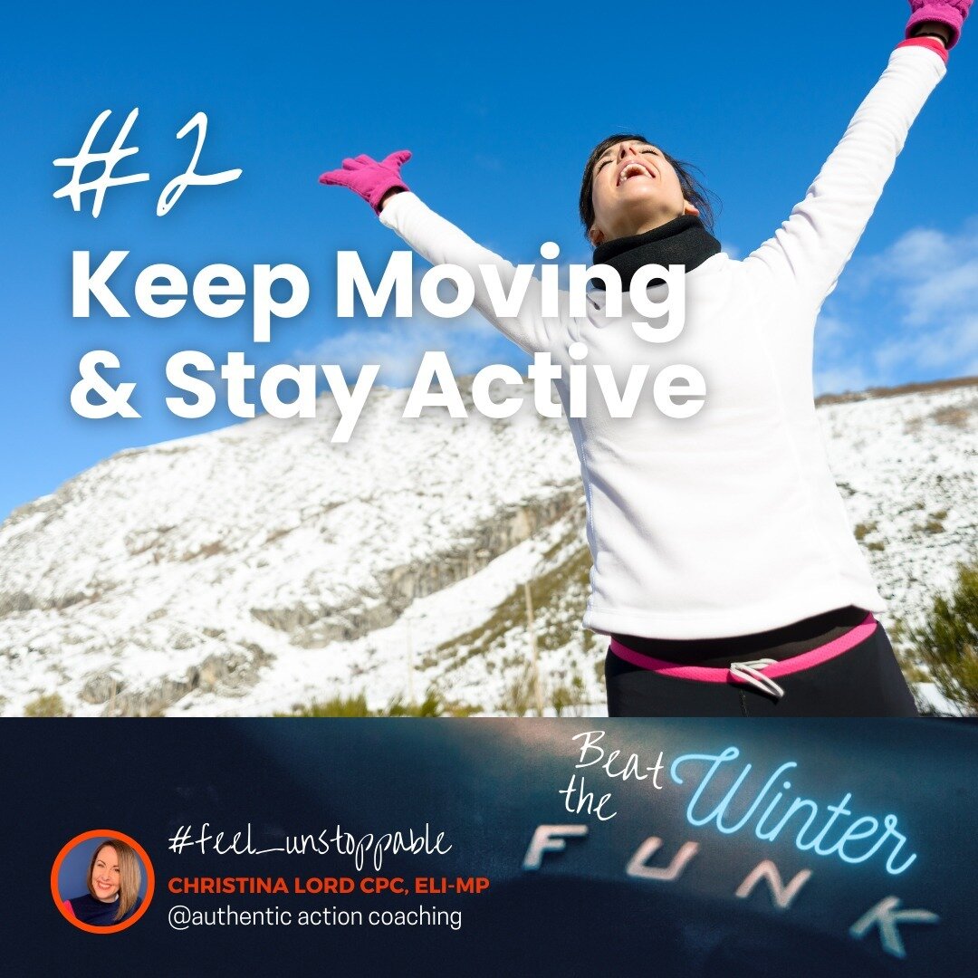 In a time where you might be more inclined to hibernate... (which is totally understandable BTW)... this is a simple reminder of the benefits of keeping moving and stay active during the Winter months to help balance your mood and wellbeing.

I'll be