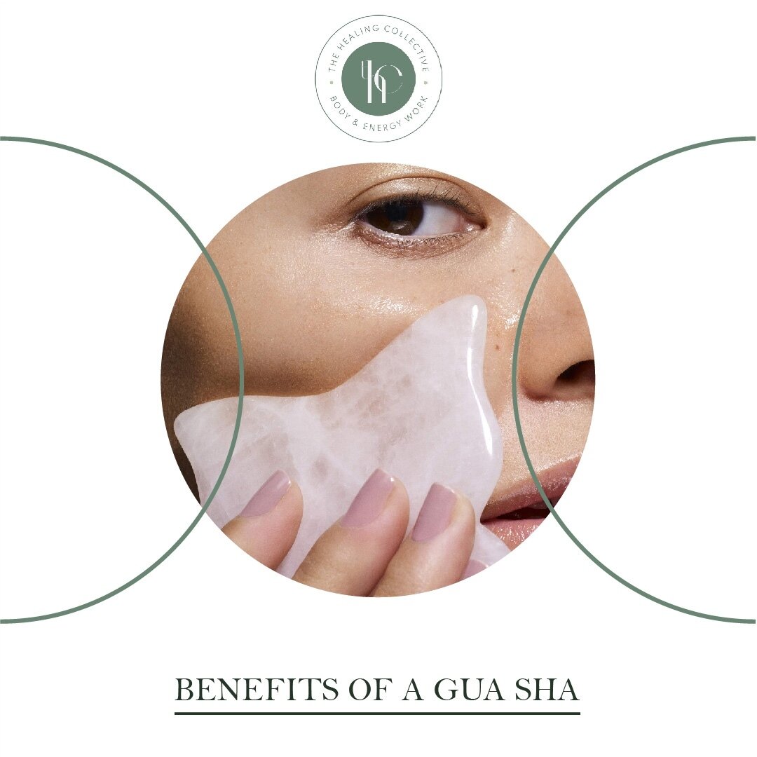 Gua Sha is a non-negotiable in my self-care routine 💆&zwj;♀️ by adding this simple but effective facial massage technique to my skincare routine I have seen benefits such as;⁠
💫 My skin looks healthier and has a glow to it⁠
💫 Puffiness is no more!