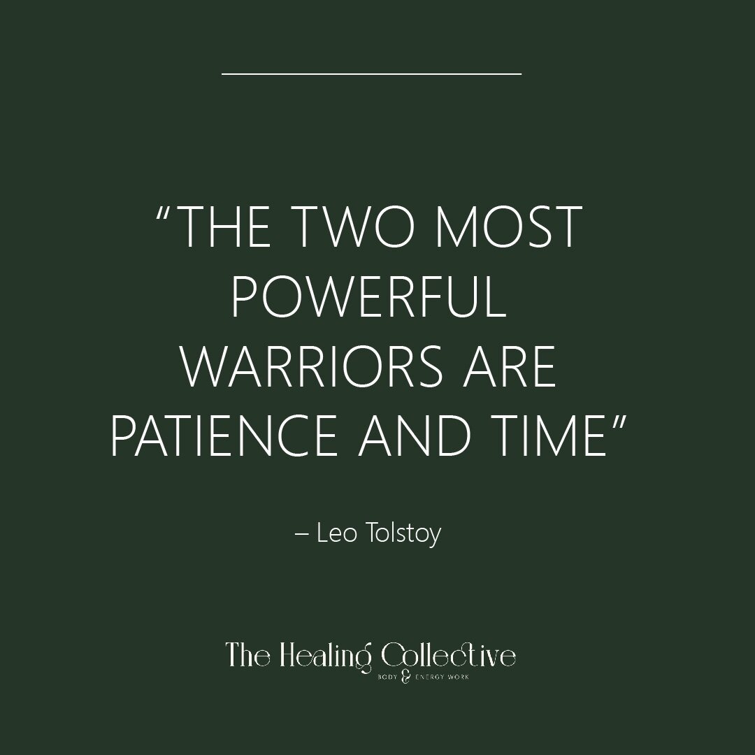 &quot;The two most powerful warriors are patience and time&quot; - Leo Tolstoy ⌛⁠
⁠
At times when it seems like the world moves fast, and things feel like they can achieved in an instant, remember sometimes patience and time is required to achieve wh