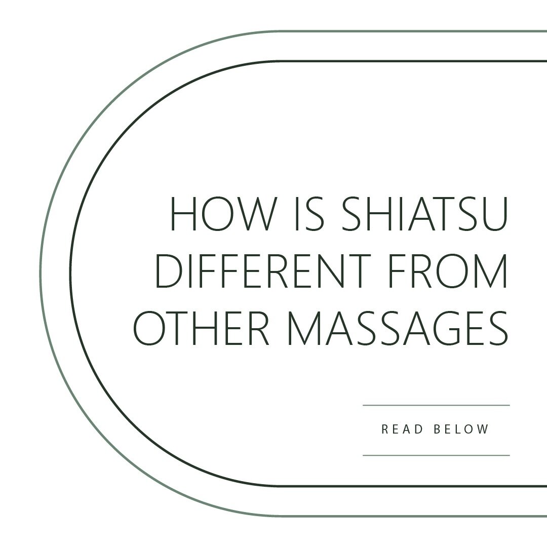 Little education blurb on shiatsu pending below&hellip;

Shiatsu and western massage have common grounds such as they can both can help to relieve stress and other issues but they also differ!

💫 The shiatsu technique relies on finger and palm press