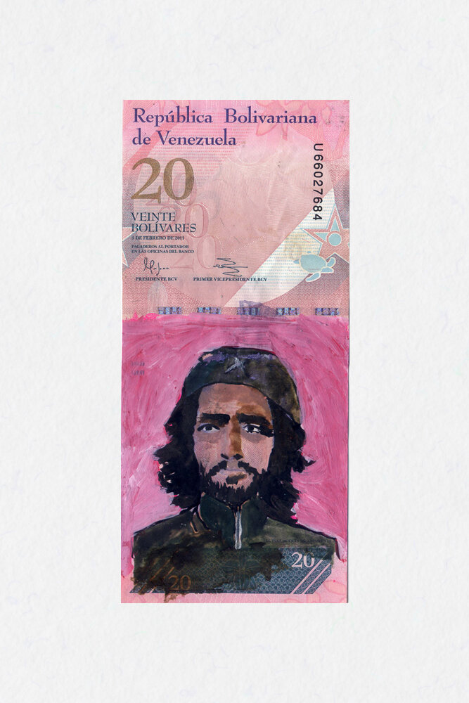 Che, Mixed media on paper, 2014.