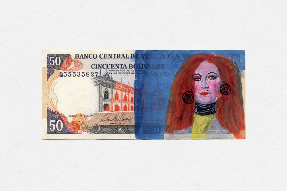 Untitled, Mixed media on paper, 2014.