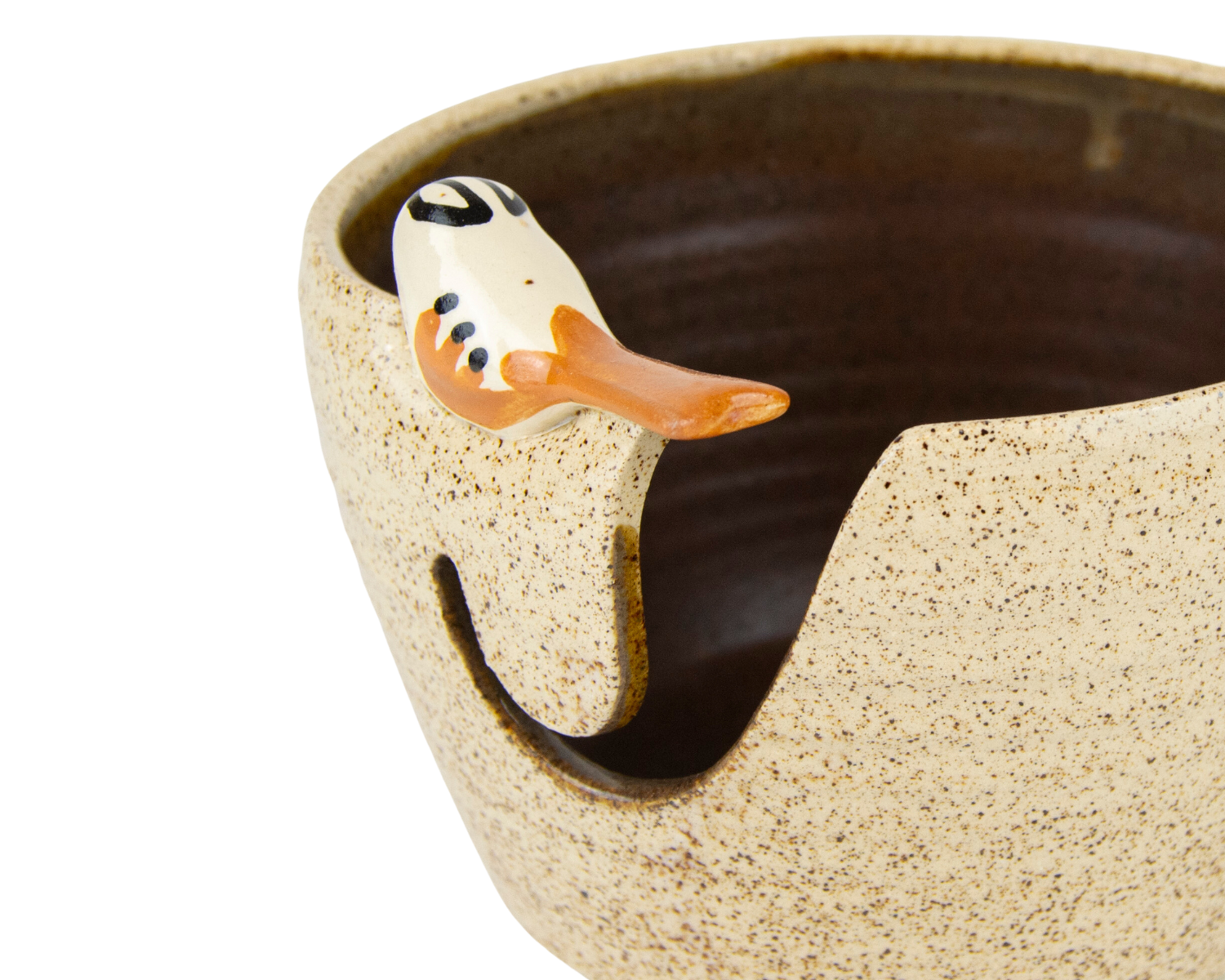 Sparrow Yarn Bowl, Ceramic Birdie Yarn Bowl, aaharrison Ceramics at Cōppa  Cō. in Western New York — Coppa Co