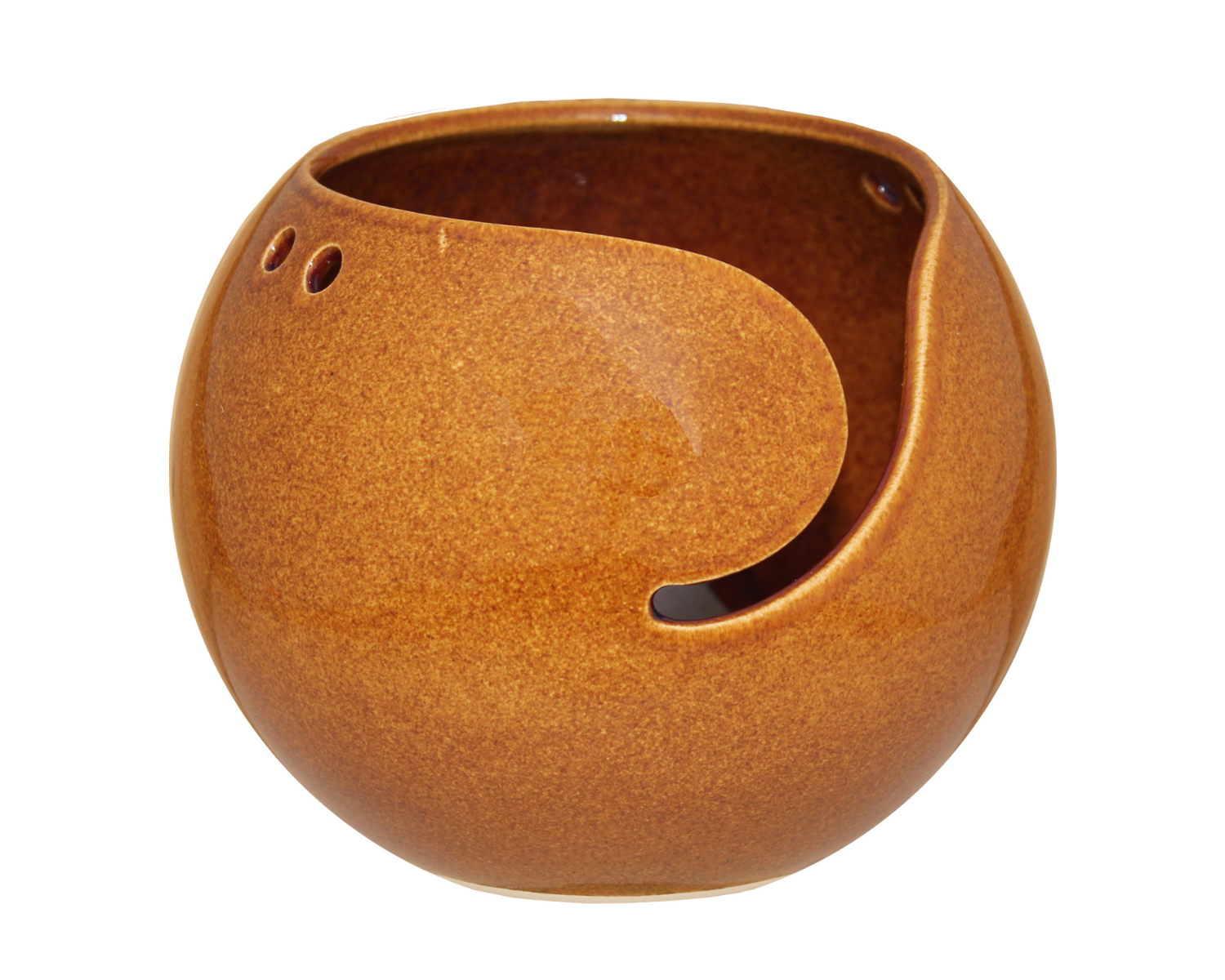 Cinnamon Yarn Ball, Yarn Bowl, Minimal Yarn Bowl — Coppa Co