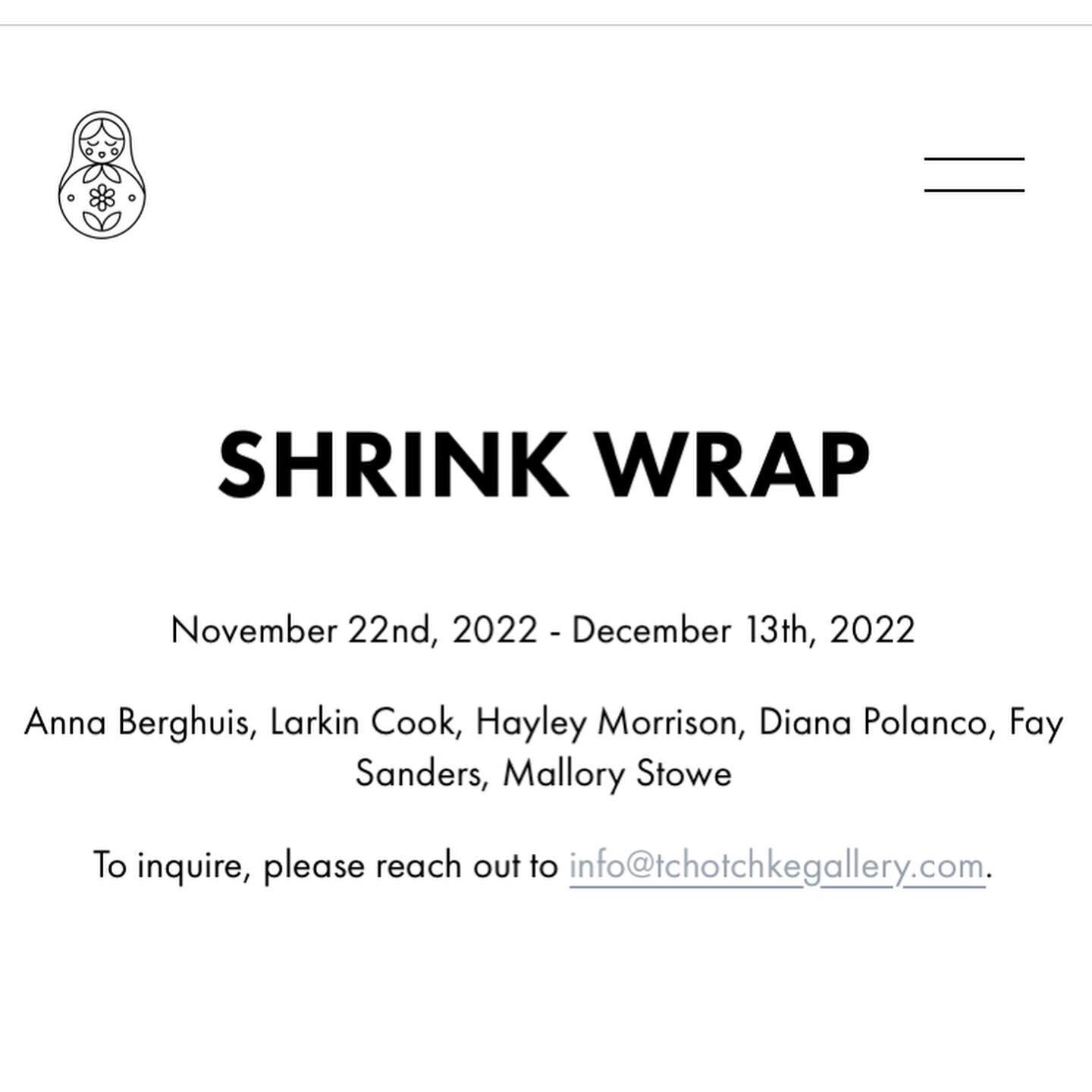 Shrink Wrap opens tomorrow! I&rsquo;m so happy to be a part of such a welcoming community of artists 💛. 
I&rsquo;m showing these three paintings alongside the wonderful work of the artists tagged. 

#figurativeart #figuredrawing #figurepainting #con