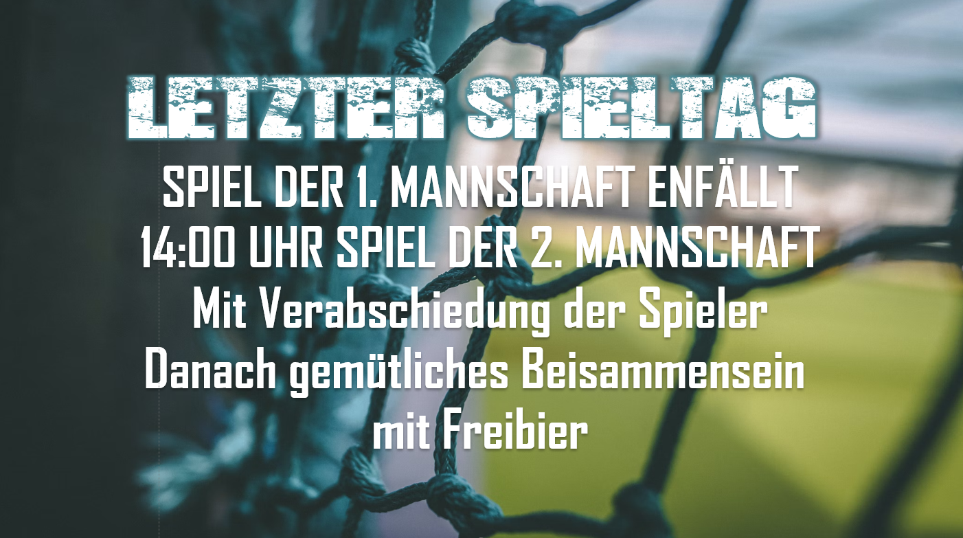 Letzter Spieltag