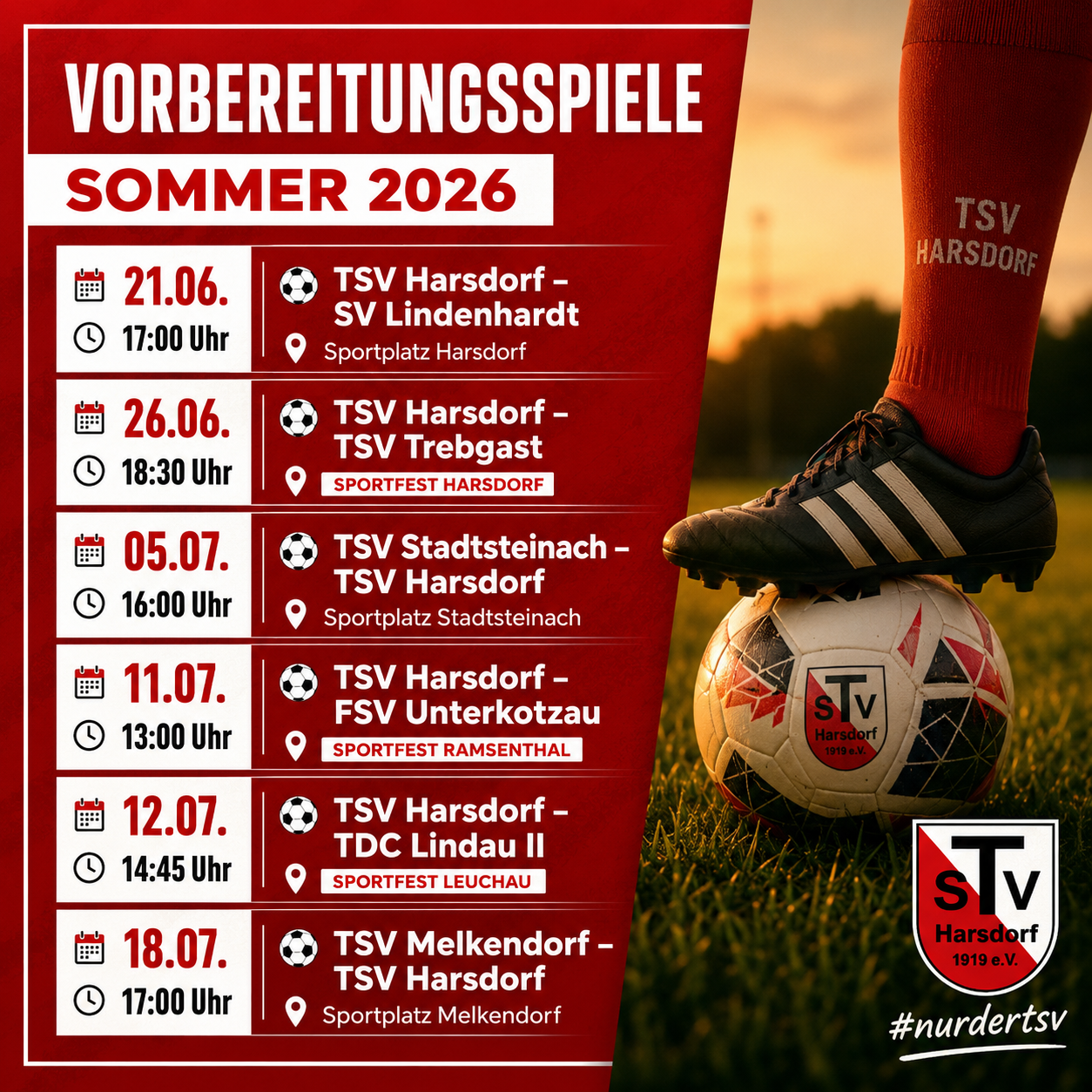 Sommer Vorbereitung 2026