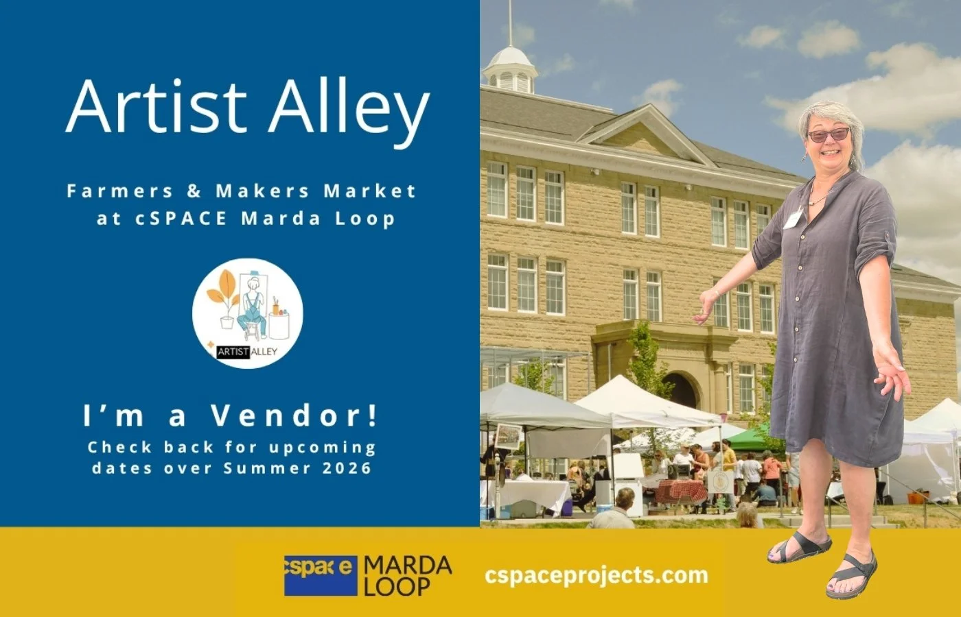 Artist Alley at the Farmers & Makers Market
