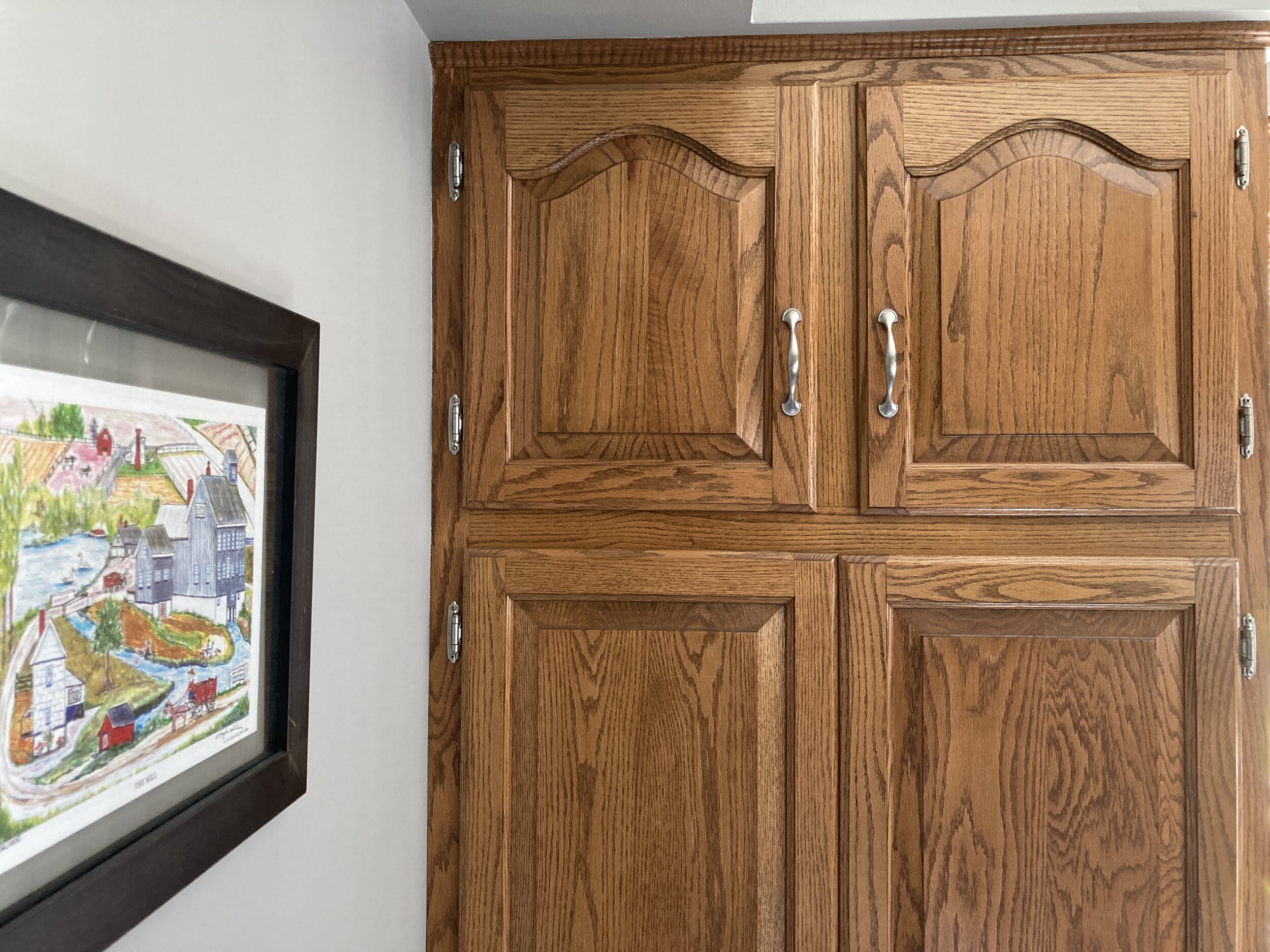 Kitchen Cabinets Stained to Perfection