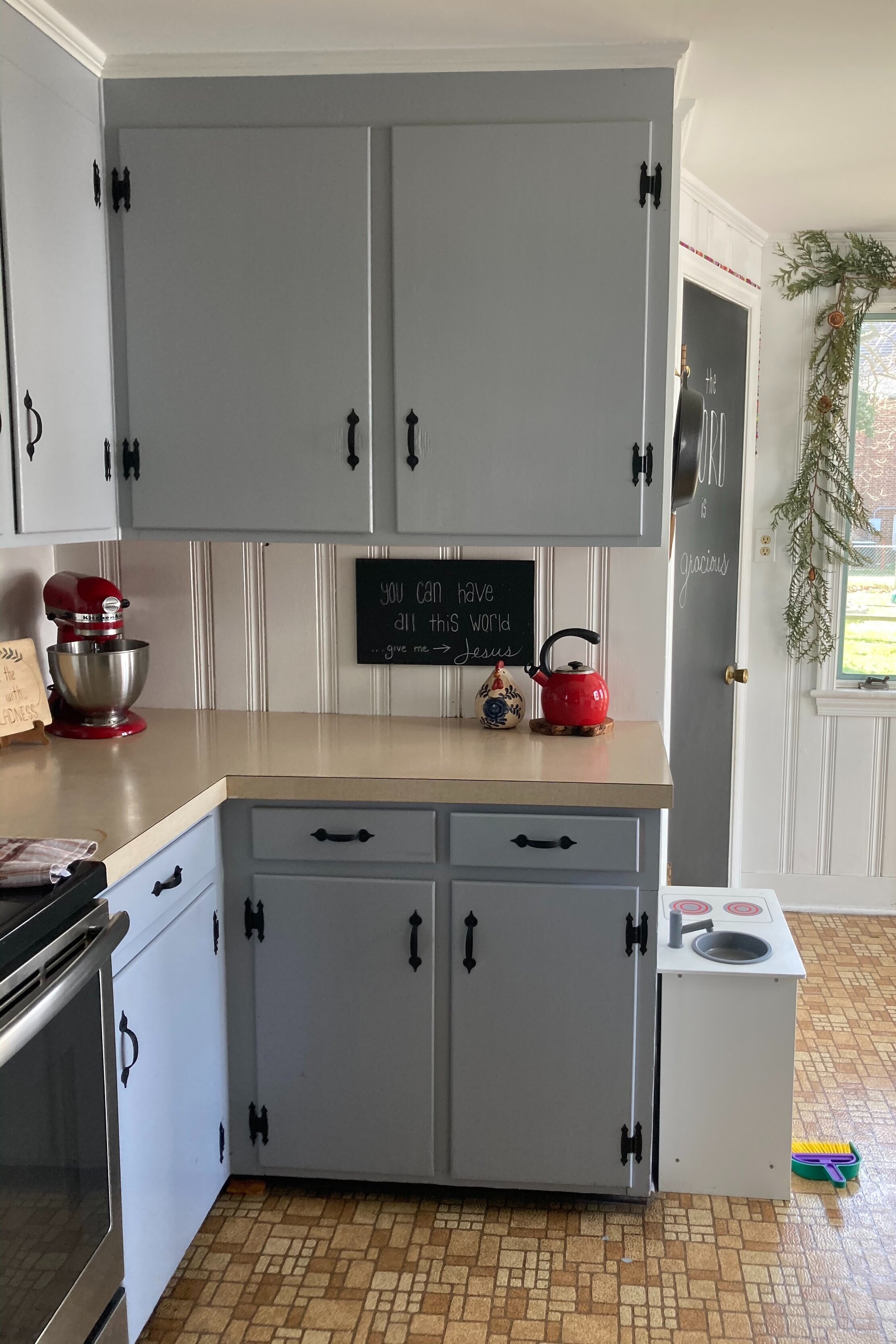 Vintage Cabinets Made to Look New