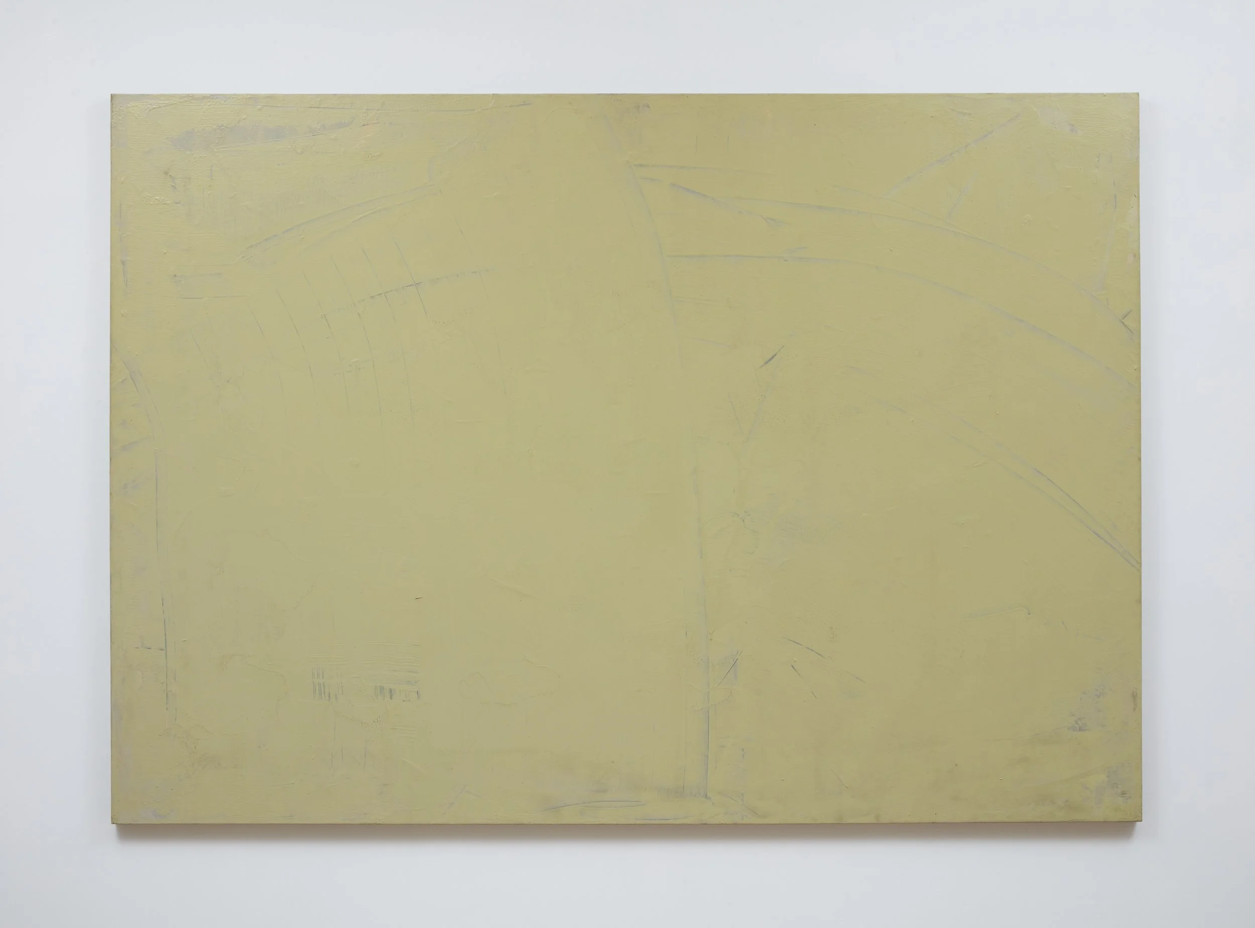  David Diao  
 Grandsweep , 1970 
acrylic on canvas, 79 x 112 inches 
© David Diao. Courtesy Greene Naftali, New York 
