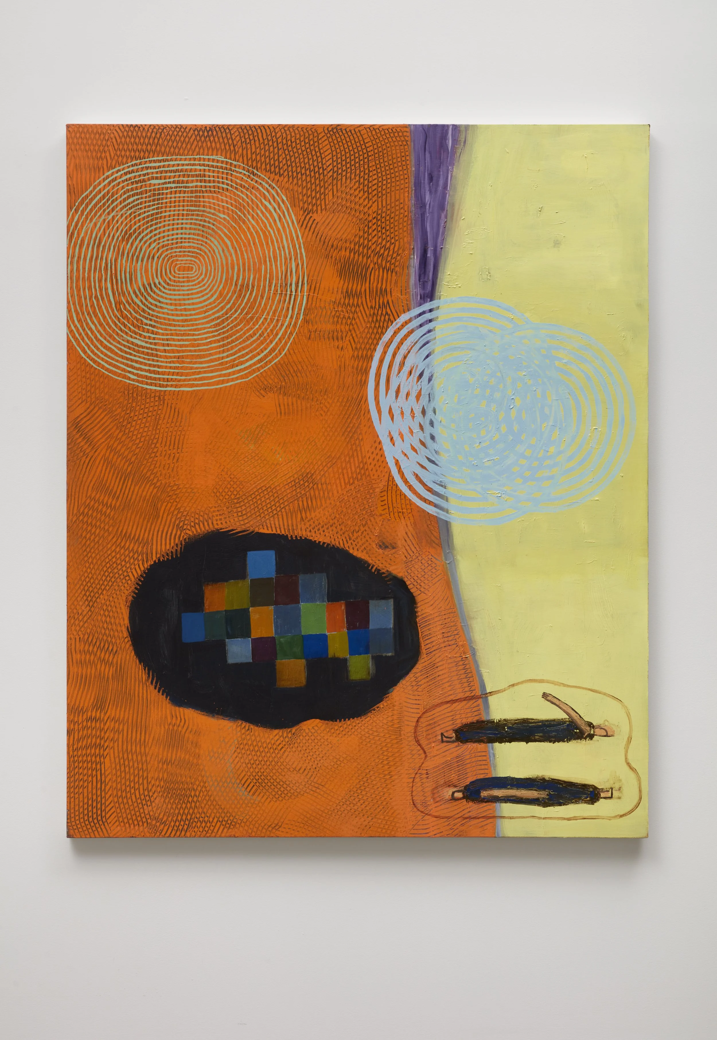  Charles Yuen  
 Touring Xanadu , 2025 
oil on canvas, 66 x 54 inches 
Courtesy the artist 