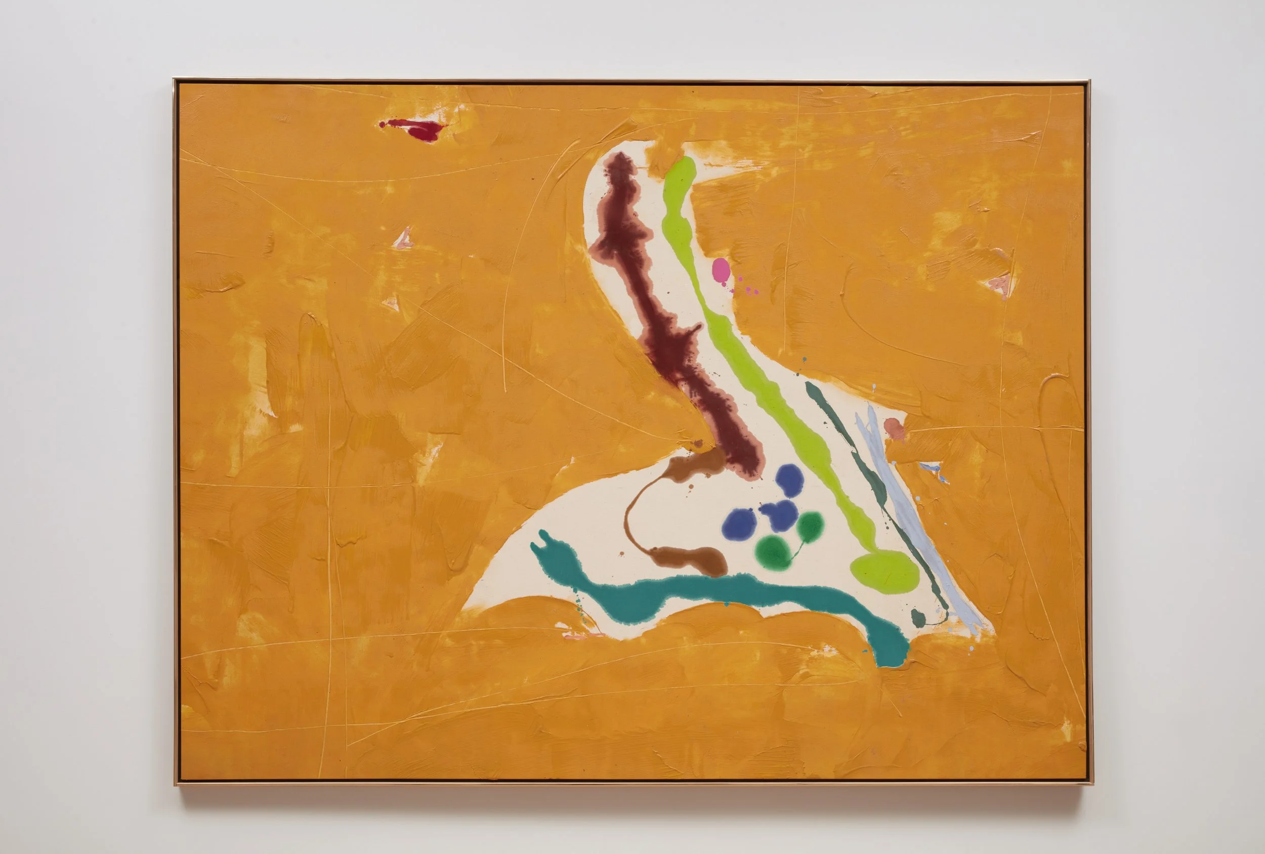  Kikuo Saito  
 Island and Piano , 1980 
acrylic on canvas, 68 1/4 x 89 inches 
© Kikuo Saito Estate. Courtesy James Fuentes Gallery, New York 