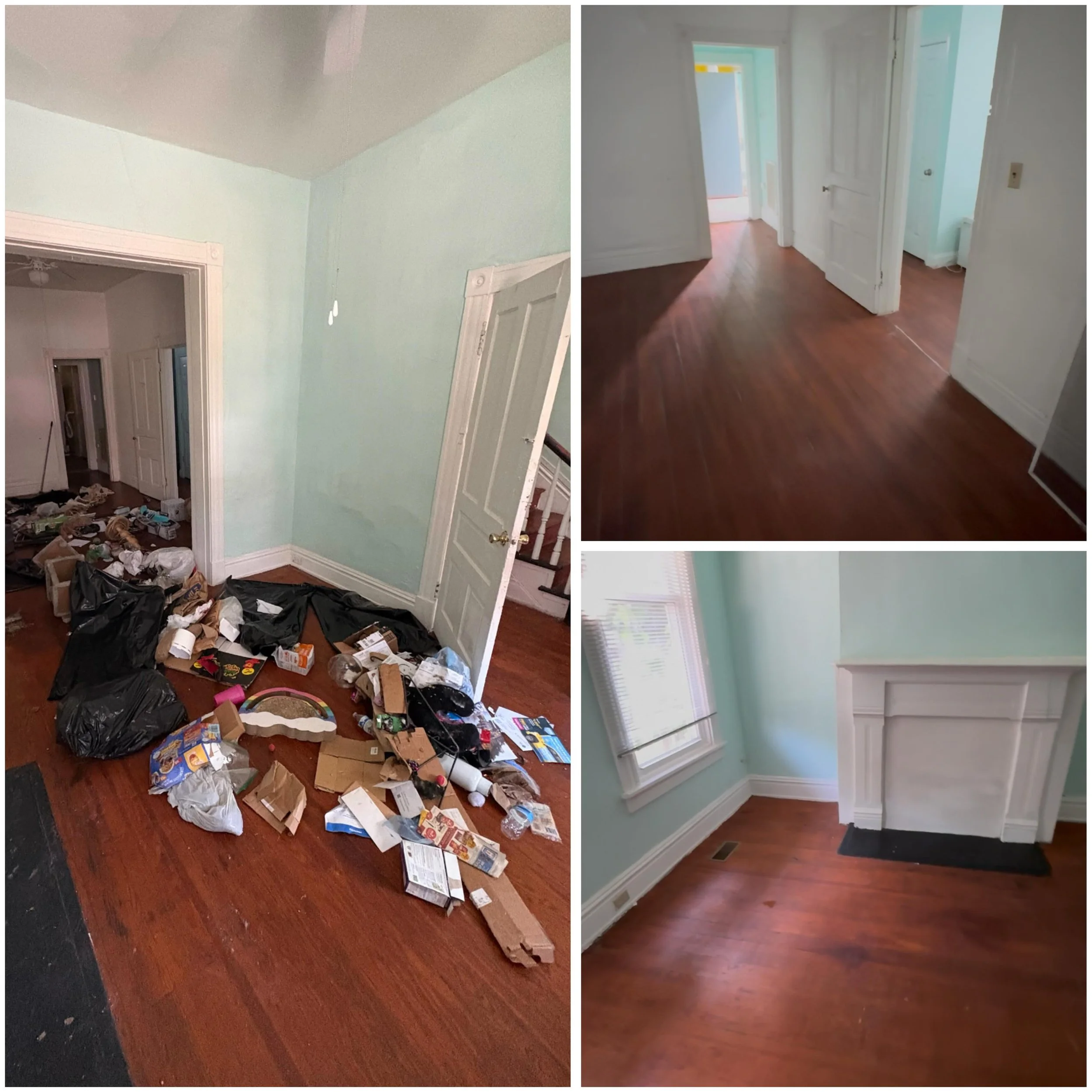 Rental clean out😷😅 #commercialcleanout #residentialcleanout #groundsmanagement