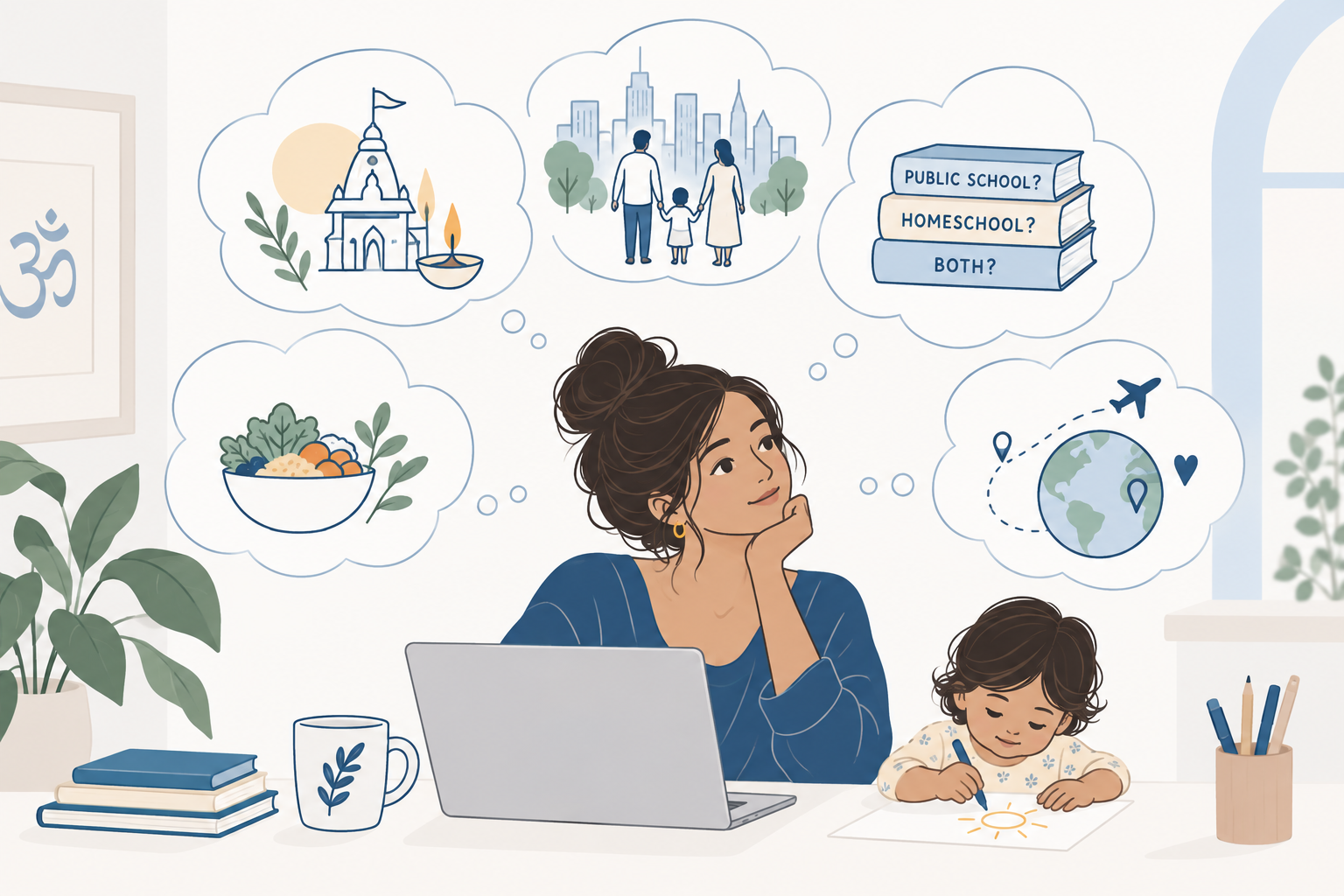 “How do I balance being Hindu parent &amp; an American one?”