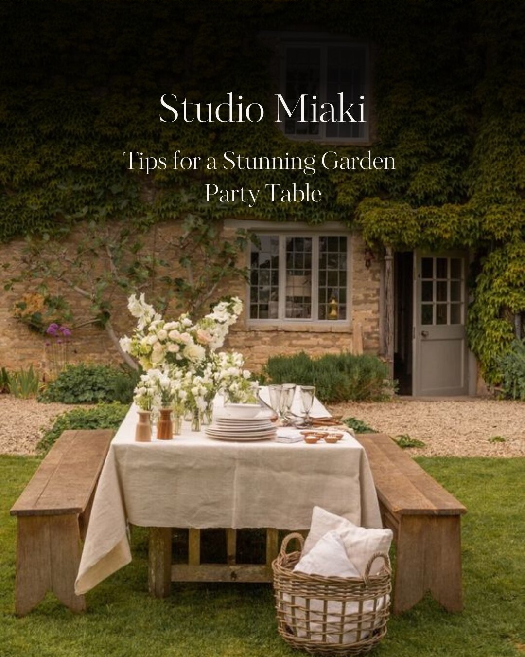 Blog Post | As summer embraces us with its warmth and beauty, let our expert designers be your guide as we take you on a journey of creativity and flair. Discover unique ideas of how to create a stunning garden party table.

Read the full article on 