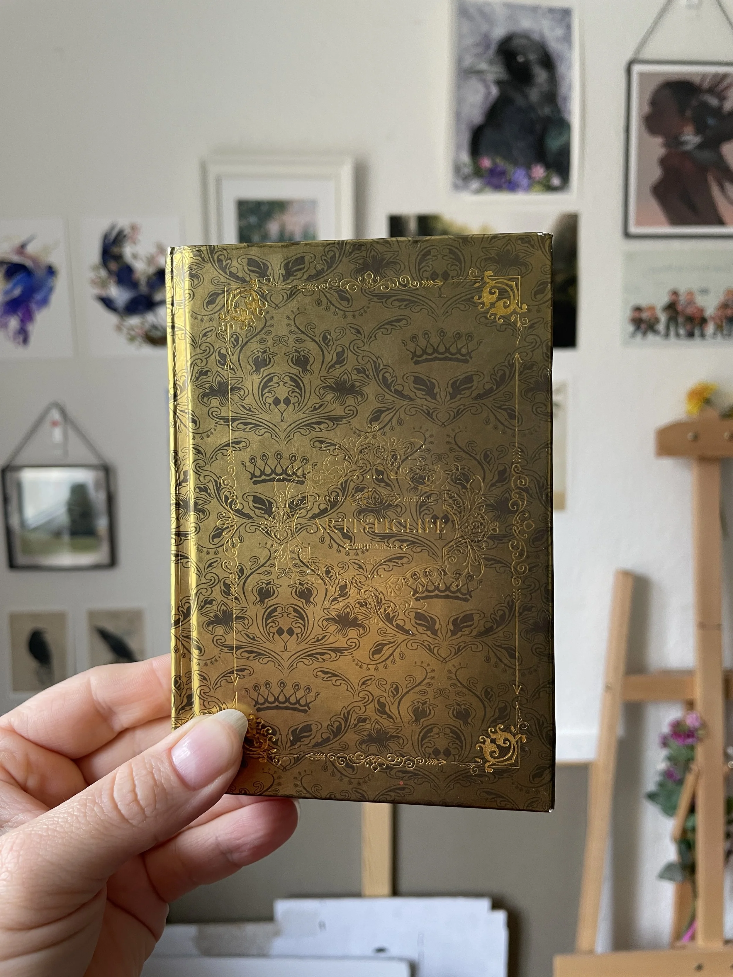 Goldenes Sketchbook