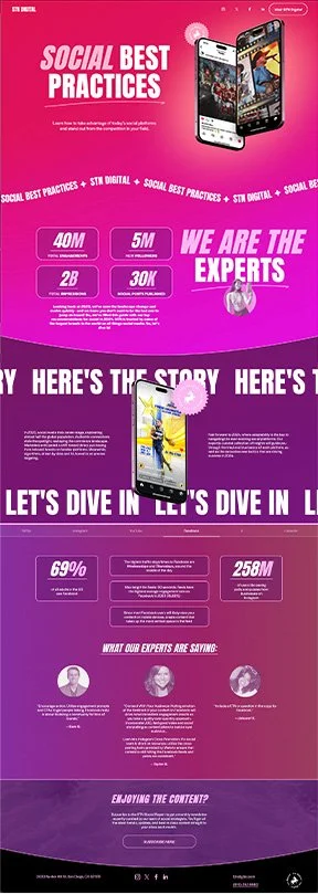 2024 STN Digital's Social Best Practices web page