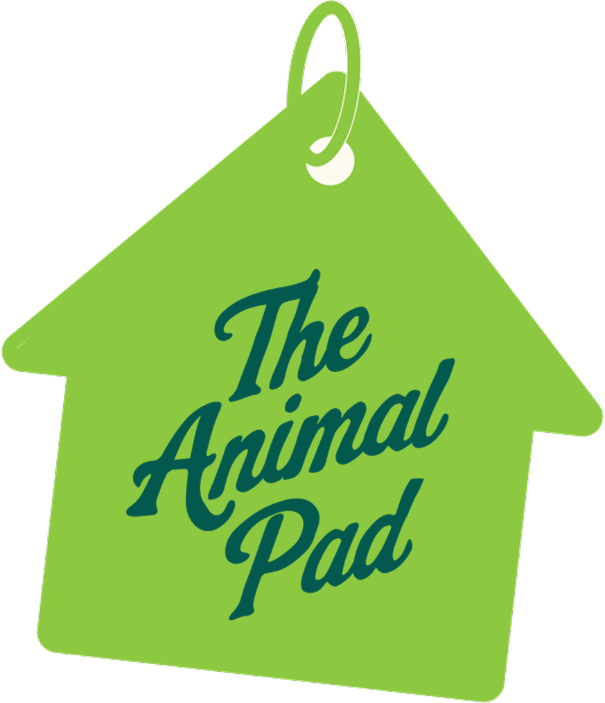 The Animal Pad Rescue dog tag logo