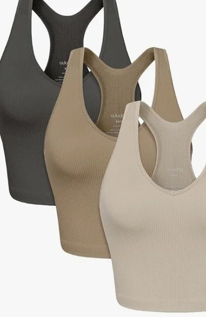 Racer Back Crop Tank