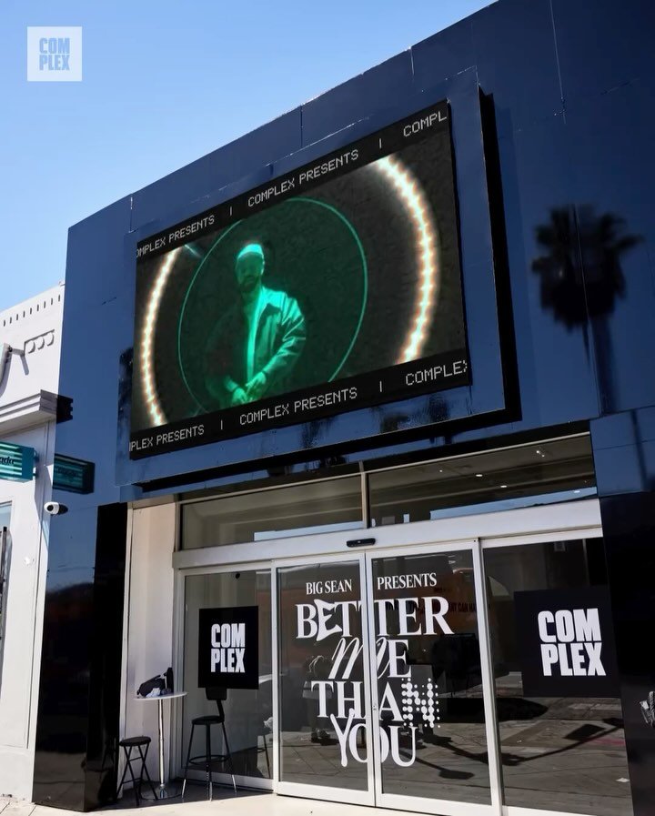 Wrap Legends for Big Sean / @complexshop storefront on Fairfax.