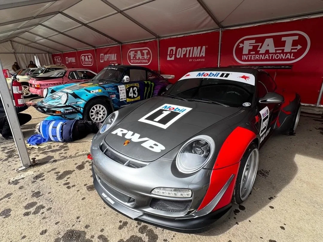 Two Wrap Legends wraps sliding through the snow at FAT ICE RACE in Big Sky, Montana.

@mrk.rcnl RWB Porsche and @chrisforsberg64 Nissan Patrol &mdash; both fully wrapped by us using @adgraphics_na and running @mobil1