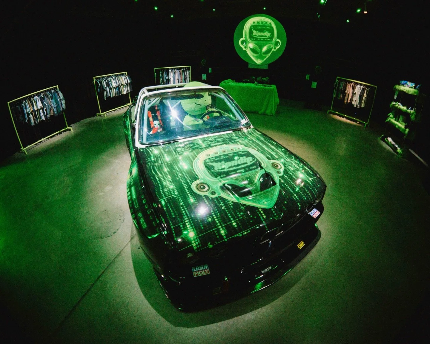 Our E30 got straight-up abducted last night and beamed into the RIPNDIP after party.

Fresh alien-themed wrap glowing under the lights, turning heads and sparking every conversation.

Massive thanks to our partners at RIPNDIP for the invite and the p